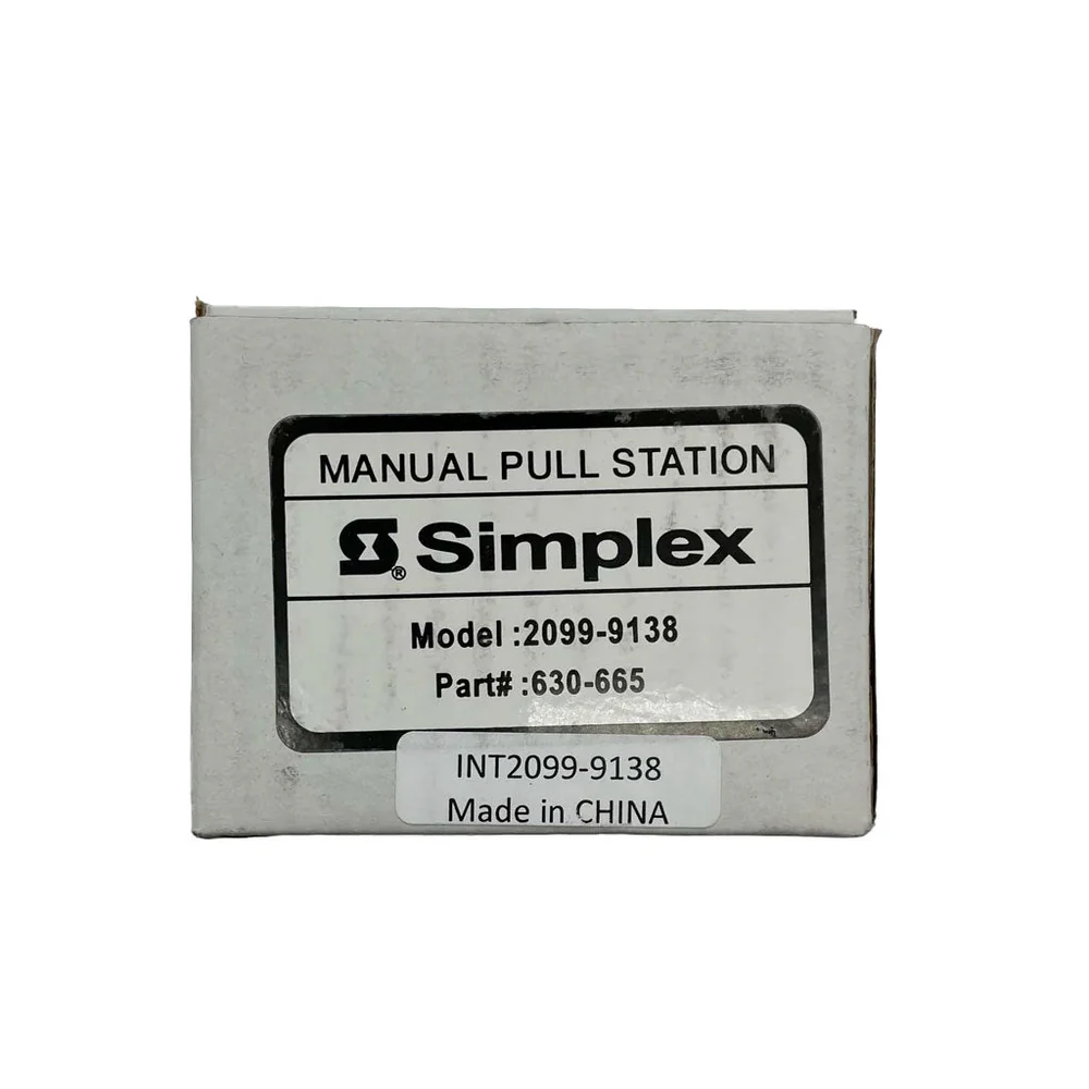 Simplex 2099-9138 Non-Coded Single Action Manual Station
