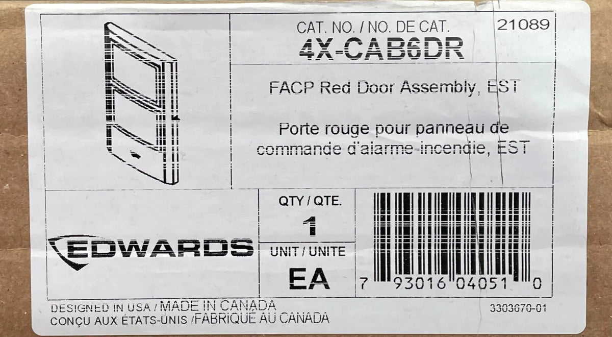 Edwards 4X-CAB6DR Replacement Door