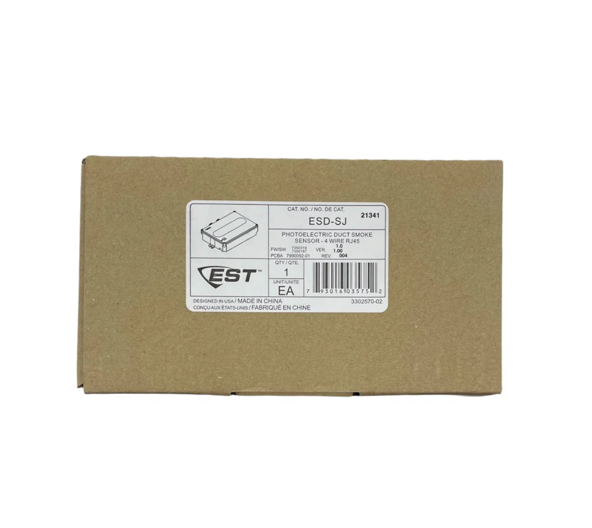 Edwards Signaling ESD-SJ Duct Smoke Detector