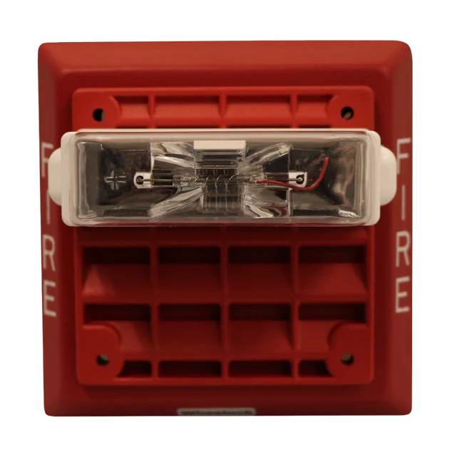 Wheelock ET80-24MCW-FR Red, Wall Mount Speaker Strobe