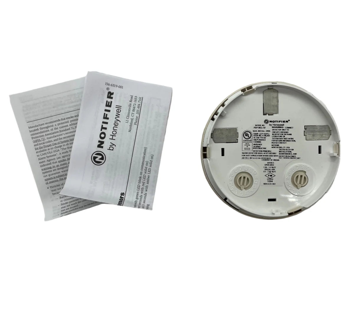 Notifier FSP-951-IV Photoelectric Smoke Sensor Ivory