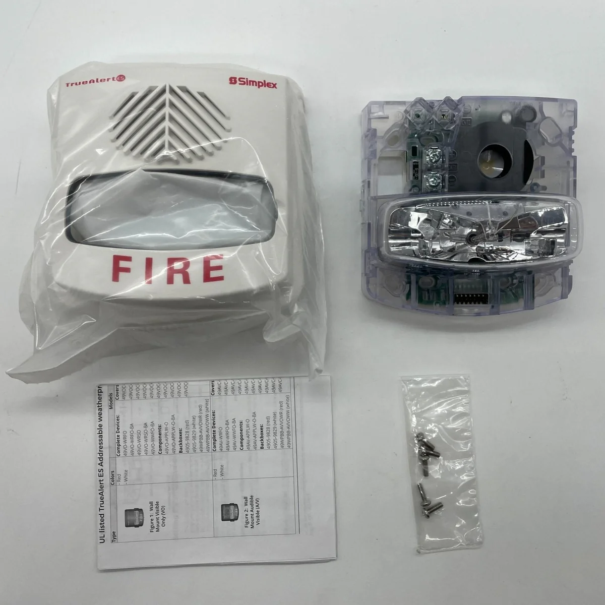 SIMPLEX 49AV-WWFO-BA
