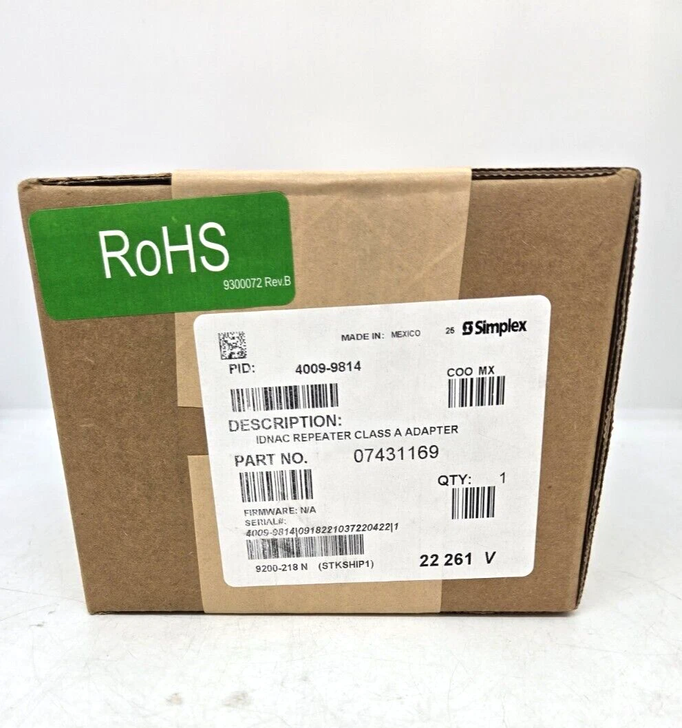 SIMPLEX 4009-9814 Class A Adapter Module