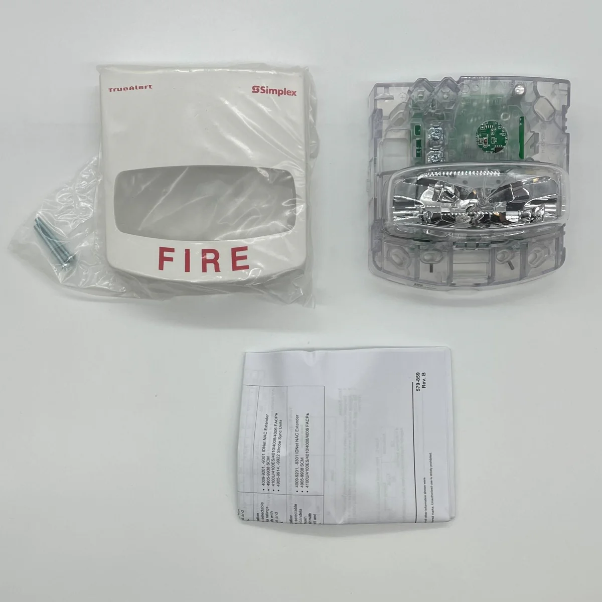 Simplex 4906-9111 Strobe VO White Hi-Cd Non-Addressable