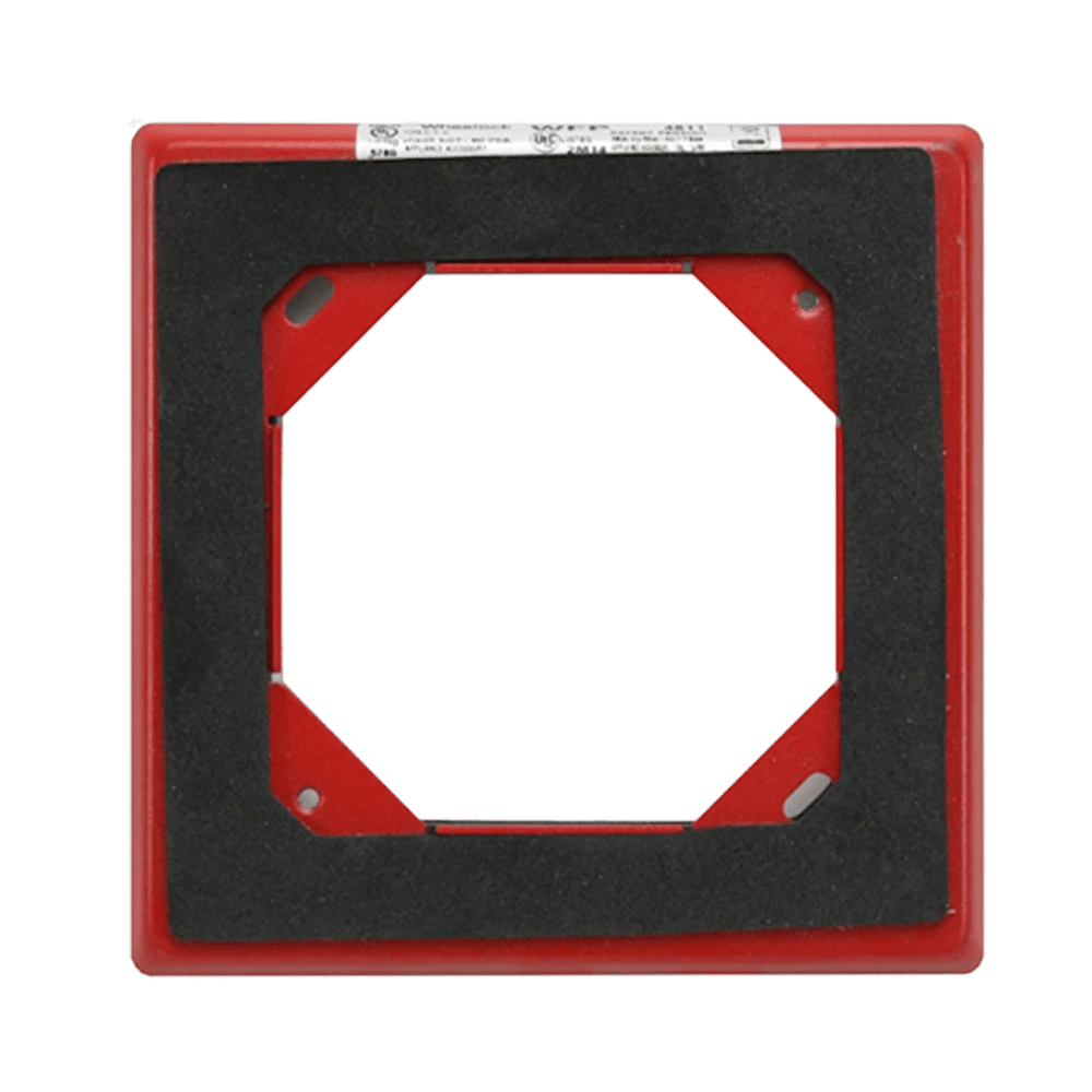 Wheelock WFP-R Flush Mount Plate, Red