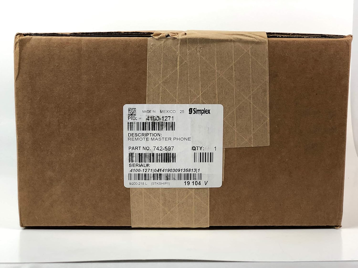 SIMPLEX 4100-1271 Remote Master Phone