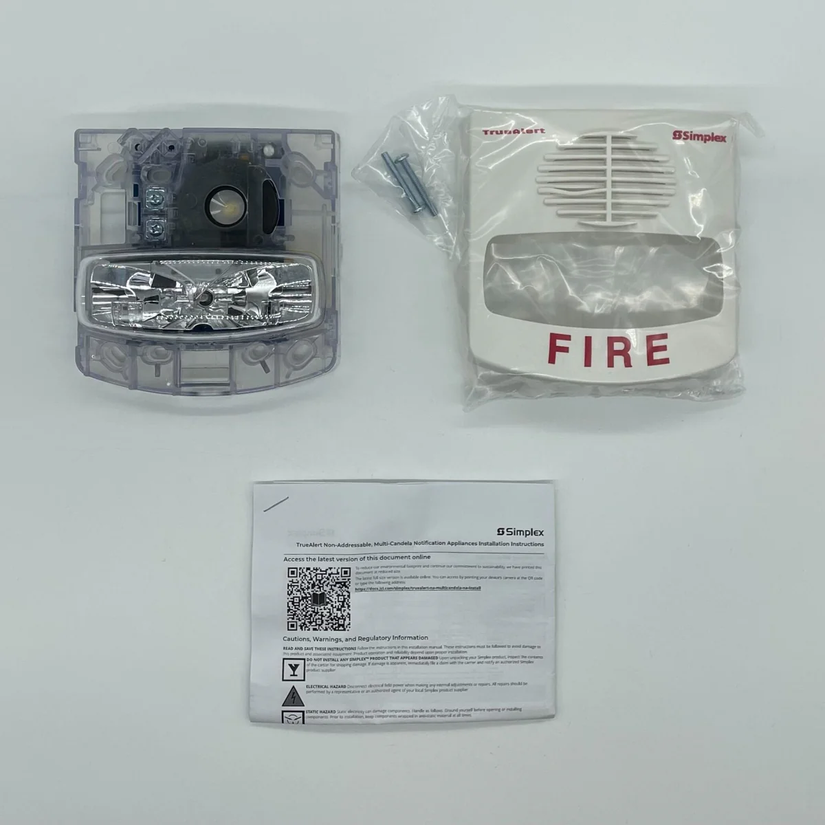 Simplex 4906-9129 TrueAlert Multi-Candela Horn Strobe