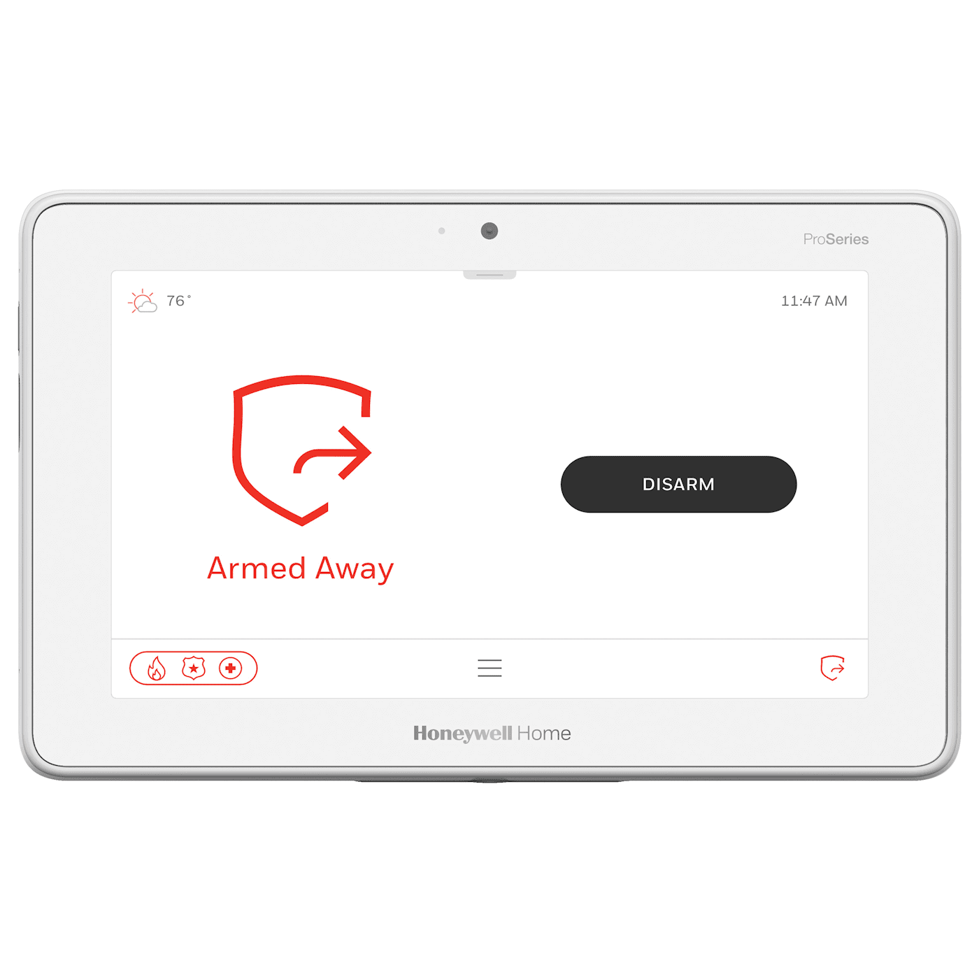 Honeywell Home PROWLTOUCH Pro Series 7" Wireless Color Touchscreen Keypad for PROA7PLUS