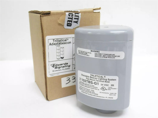 Edwards 102TBS-G1 Stacklight 102 Series Pipe Mnt Base Req w/10