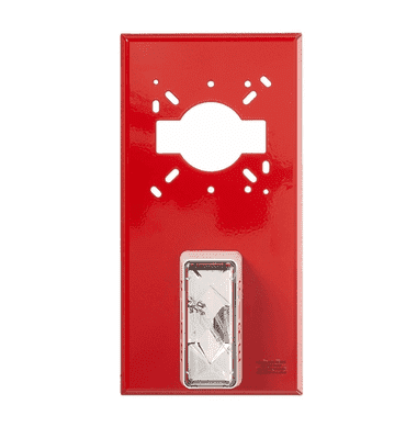 Edwards EST 403-7A-R Bell-Strobe Plate, 15/75cd, Red
