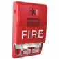 Edwards Signaling G1RF-CVM Chime-Strobe, Red, “FIRE” Marking