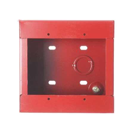 Edwards Signaling 27193-21 Surface Mount Box, Red, 2-Gang