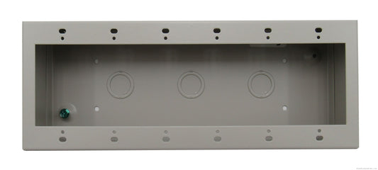 Simplex 2975-9206 Surface Mount Box, 6-Gang, Ivory Finish
