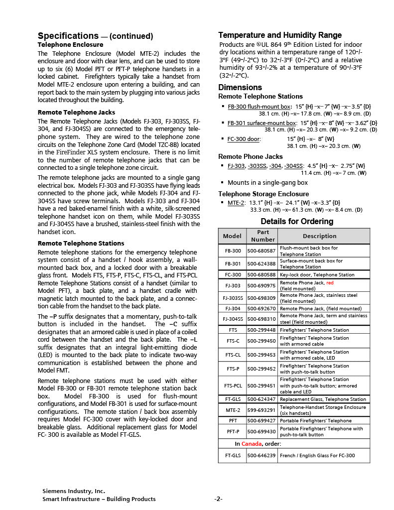 Siemens FT-GLS
