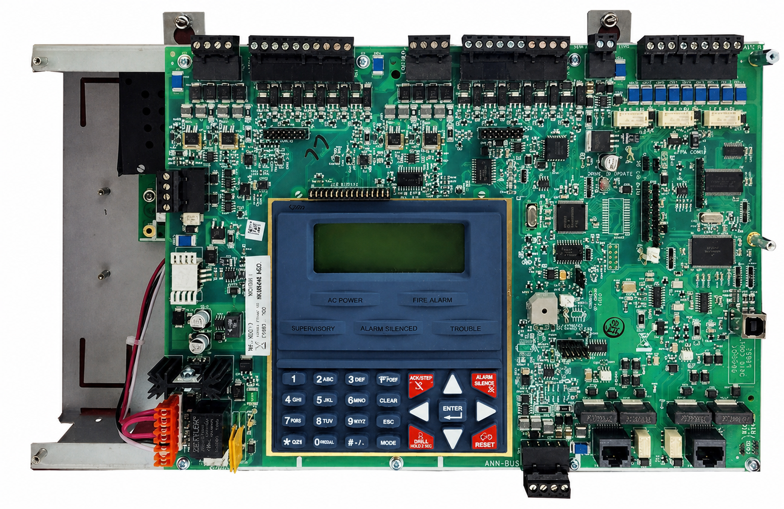 Fire-Lite MS-10UD-7 (10-Zone FACP + DACT) with Cabinet