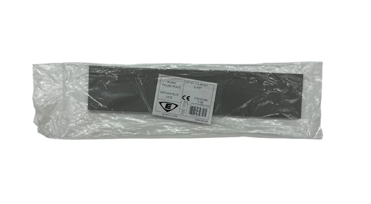 EST Edwards 3-FP Fire Alarm Control Panel Blank Filler Plate