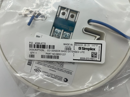 Simplex 4098-9770 Carbon Monoxide Base