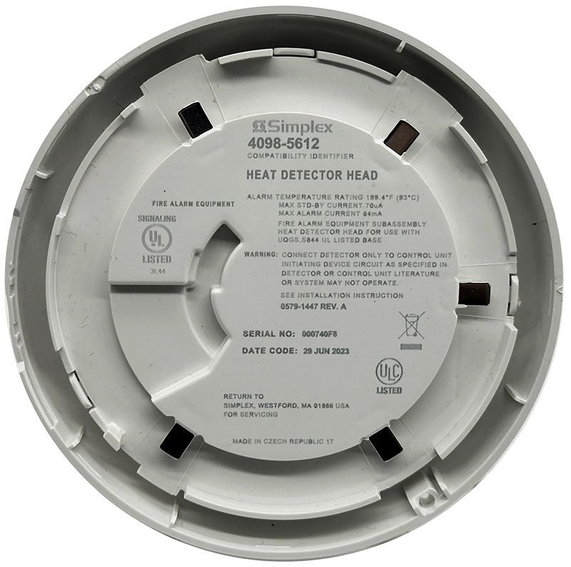 Simplex 4098-5612 Heat Detector