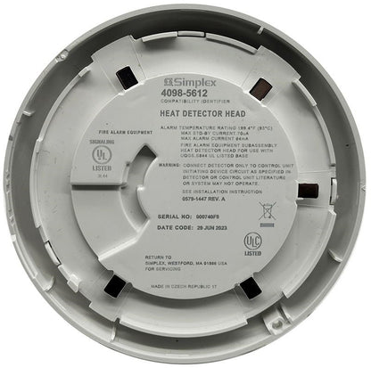 Simplex 4098-5612 Heat Detector
