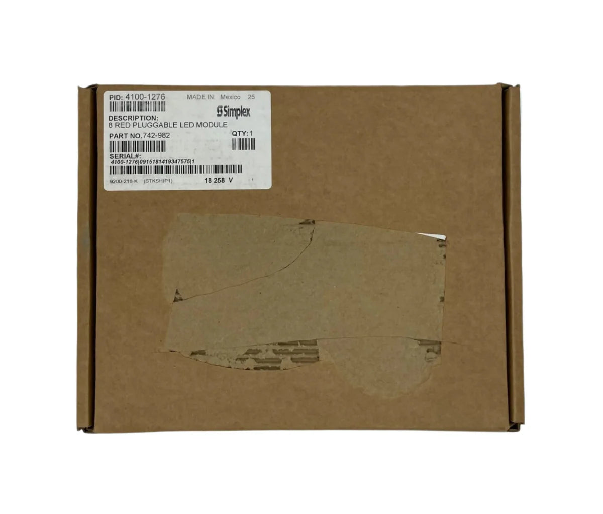 SIMPLEX 4100-1276 8-point red LED indicator module
