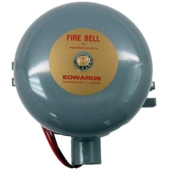 EDWARDS  439DEX-6AW Bell, 6” Hazardous, 24VDC, Gray