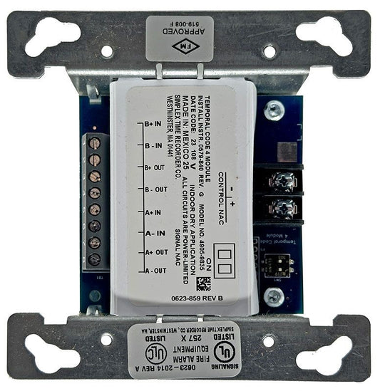 Simplex 4905-9835 Temporal Code 4 Module