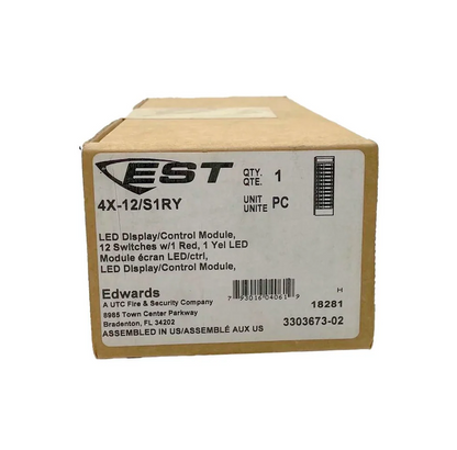 Edwards 4X-12/S1RY LED Display Control Module