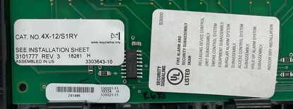 Edwards 4X-12/S1RY LED Display Control Module