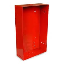 Edwards EST 6832-1D Wallbox, Flush or Surface Mount, Red