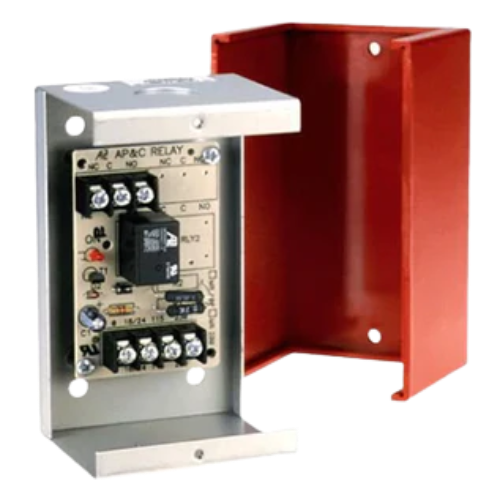 APC MR-101/C MR-100 Multi-Voltage Relay w/ 1 Module Position in a Grey Enclosure