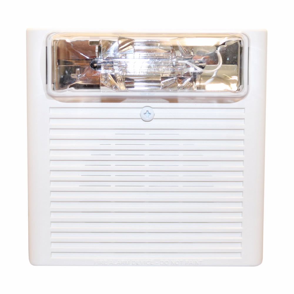 Wheelock ASWP-2475C-FW Horn Strobe, White, Weatherproof