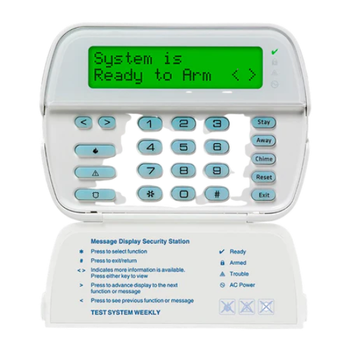 DSC RFK5564L1 64 Zone Full Message LCD Keypad with Wireless Receiver