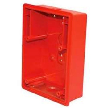 Wheelock E50SSB-R Red Surface Back box For E50 Speaker/Strobe