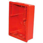 Wheelock E50SSB-R Red Surface Back box For E50 Speaker/Strobe