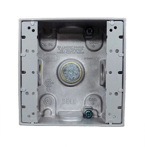 Edwards Signaling 449 Weatherproof Backbox, Surface Mount