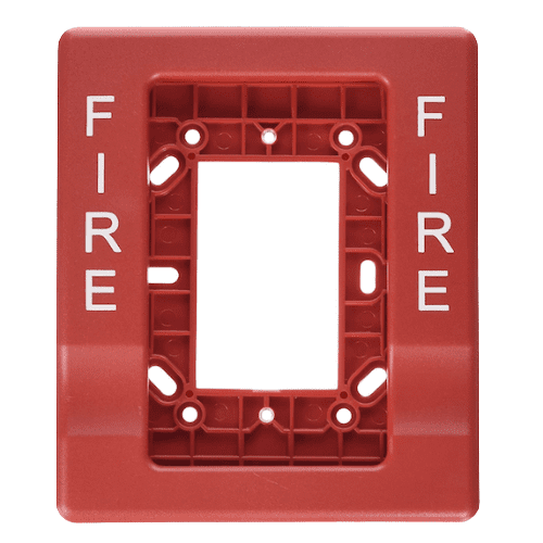 Edwards Signaling EG1RT-FIRE Genesis Trim Plate for Wall Mount