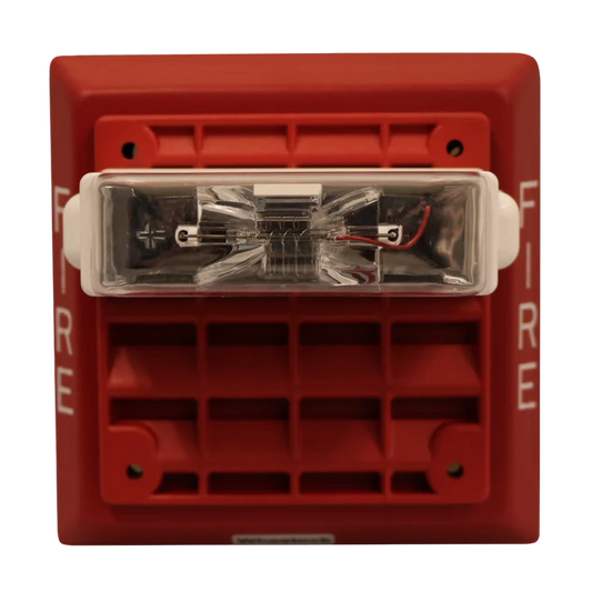 Wheelock ET80-24MCW-FR Red, Wall Mount Speaker Strobe