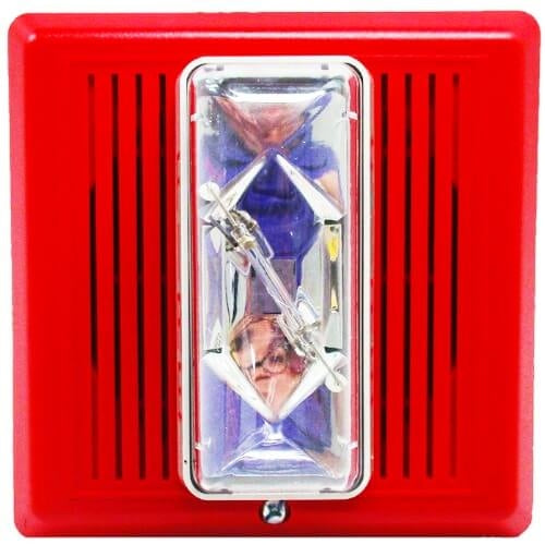 Edwards EST 757-8A-SS25 Speaker-Strobe, 25V, 110cd, Red