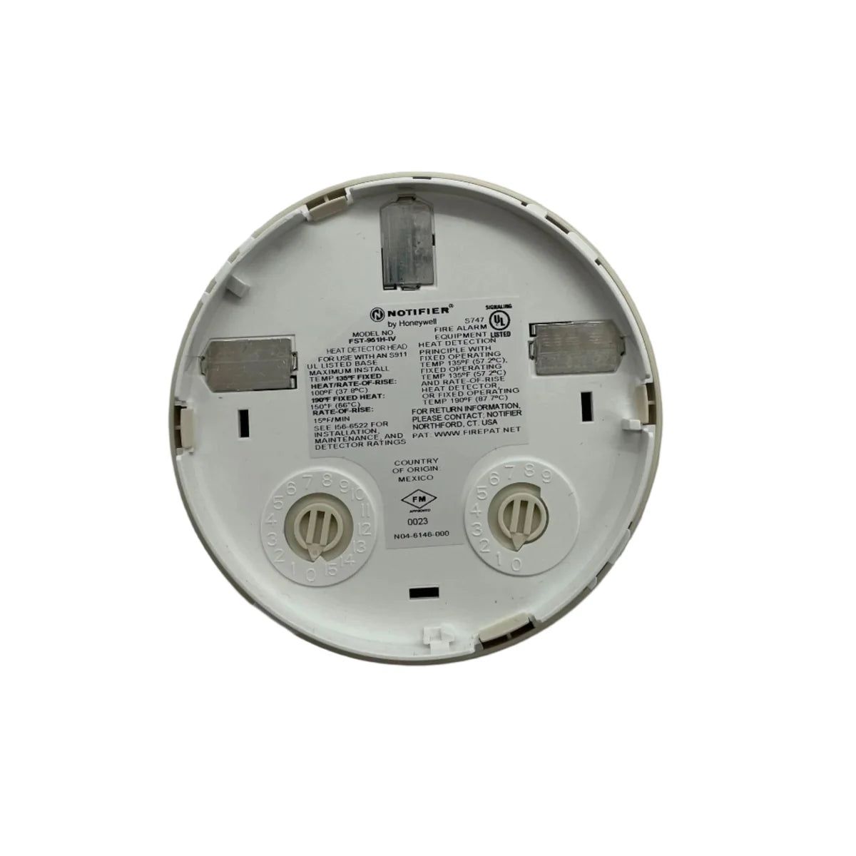 Notifier FST-951H-IV Ivory High Temperature Thermal Detector