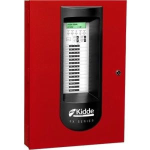 EDWARDS FX-10RD Conventional Fire Alarm Control Panel, Red