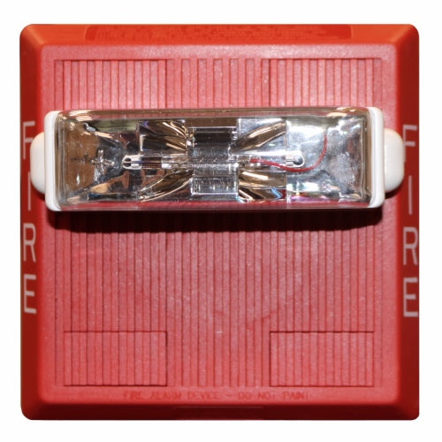 Wheelock HS4-24MCW-FR Horn Strobe, Multi-Candela, Red, “FIRE”