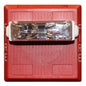 Wheelock HS4-24MCW-FR Horn Strobe, Multi-Candela, Red, “FIRE”