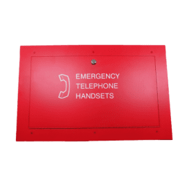 Edwards EST 6831-2 Frontplate, Red, Non-Break Glass, 2 Keys