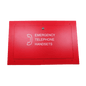 Edwards EST 6831-2 Frontplate, Red, Non-Break Glass, 2 Keys