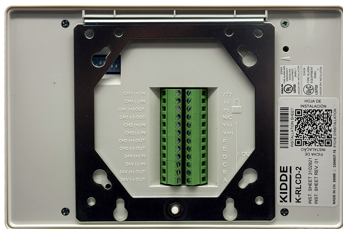 Kidde K-RLCD-2 LCD Remote Annunciator