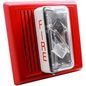 KIDDE INT-7AT Temporal Horn-Strobe, 15/75cd, Red