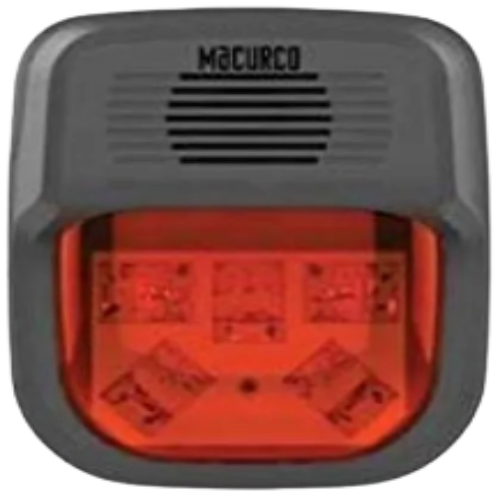 Macurco HS-R Horn/Strobe, Red Lens