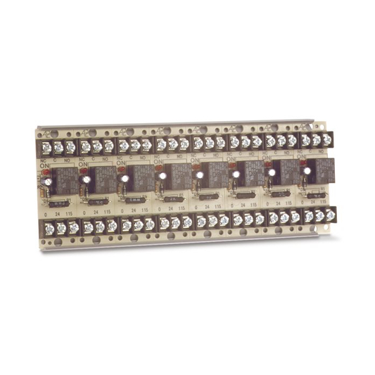 APC MR-808/T Multi-Voltage Relay with 8 Module Positions Track Mounted