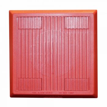 Wheelock MT-12/24-R Multitone Horn, Wall, Red, 12/24V, Indoor/Outdoor