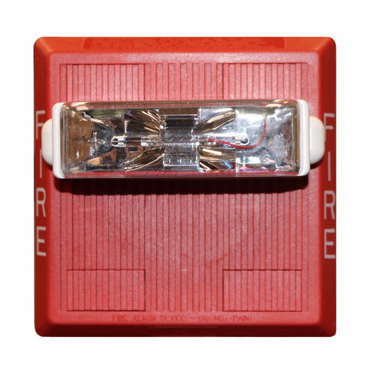 Wheelock MTWP-2475W-FR Multitone Horn Strobe, Xenon, Red/White